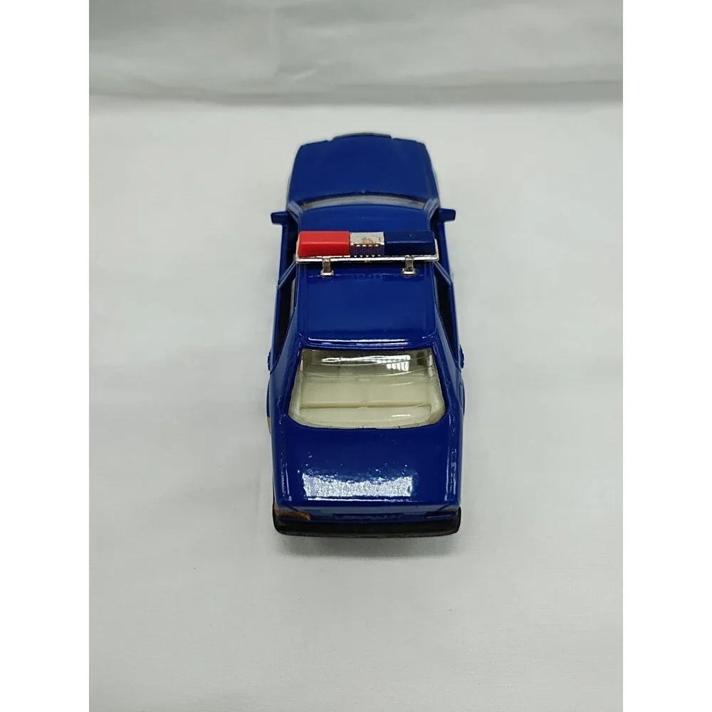 Vintage Blue State Police Official PD Diecast Car 4.5